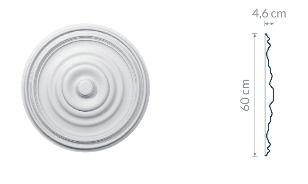 Rosace décoratif ROZ 4 : simples et modernes