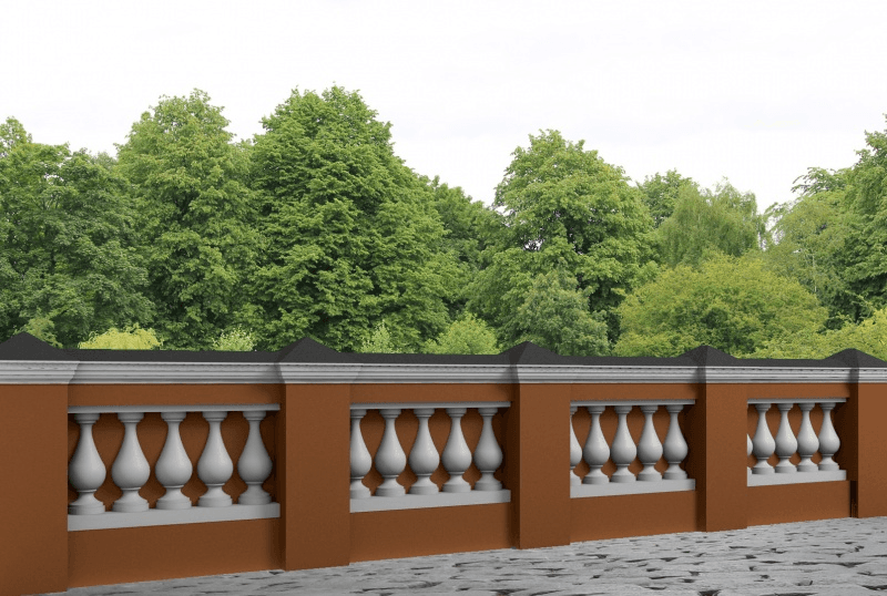 Balustre Décoratif TR3 : Beauté des formes courbées