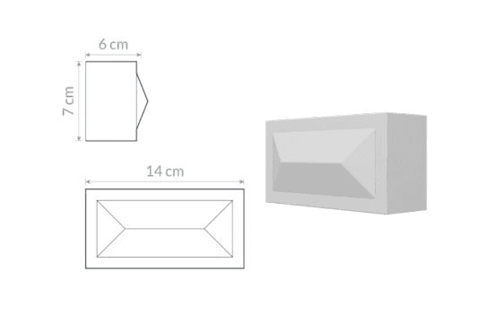 Support décoratif W13 : forme de losange au centre