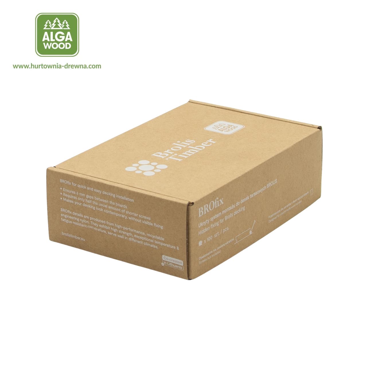 Pinces à bois thermiques Brofix – Lot de 100 pièces - ALGAWOOD | Dartank