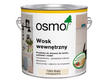 Cire d'intérieur OSMO 75 cl blanc transparent ou opaque