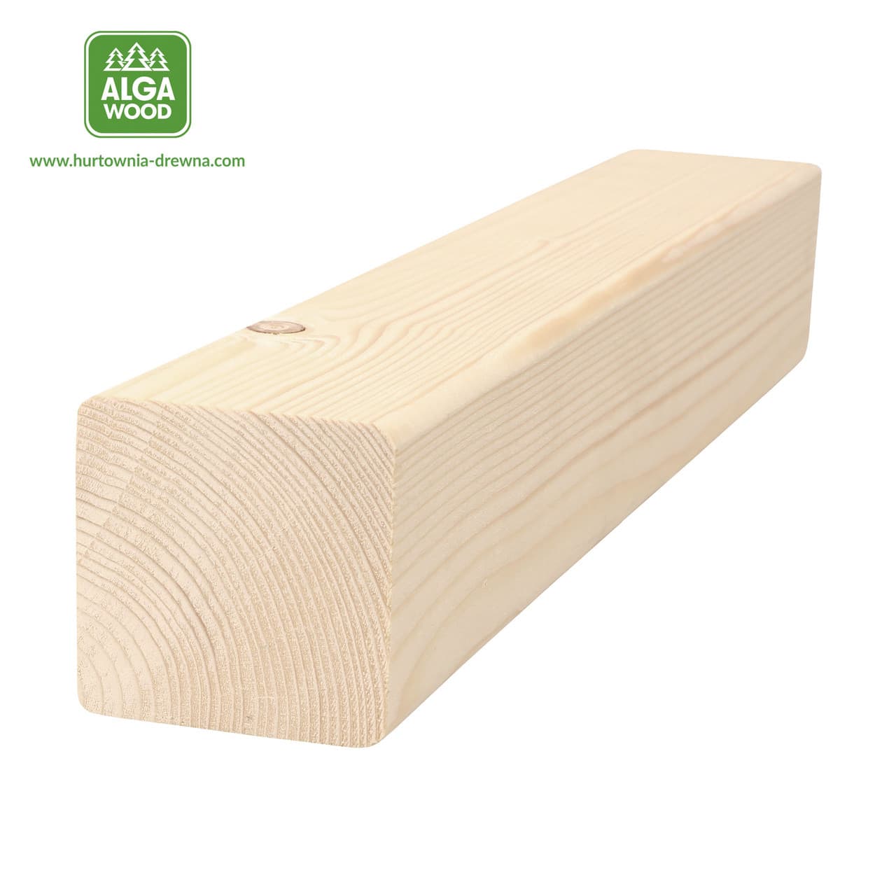 Bois d'épicéa raboté 6,9 x 6,9 cm, classe AB