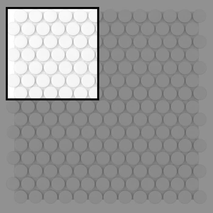 Échantillon Miss Penny White matt