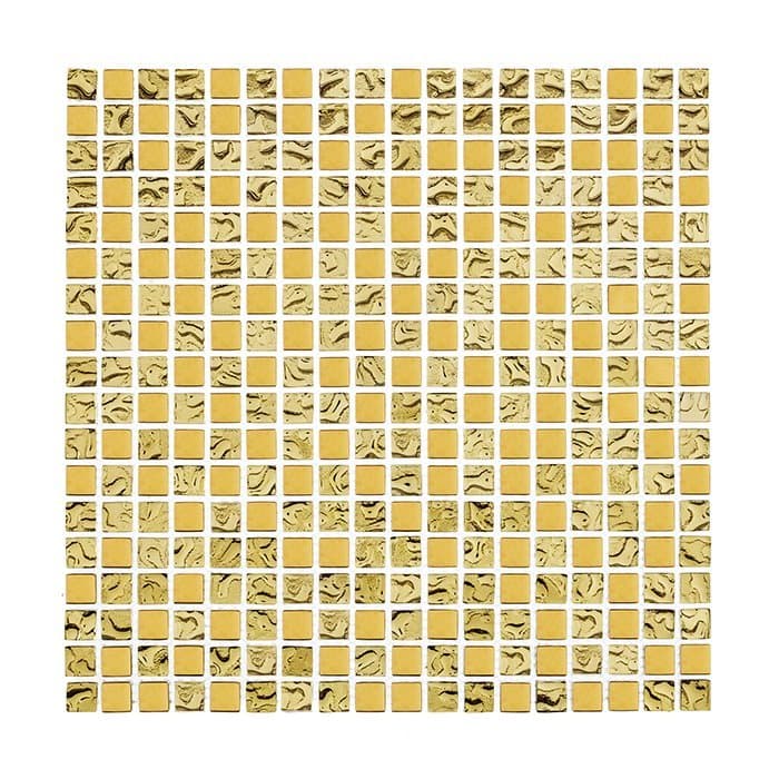 Mosaïque de verre Gold Mix 15