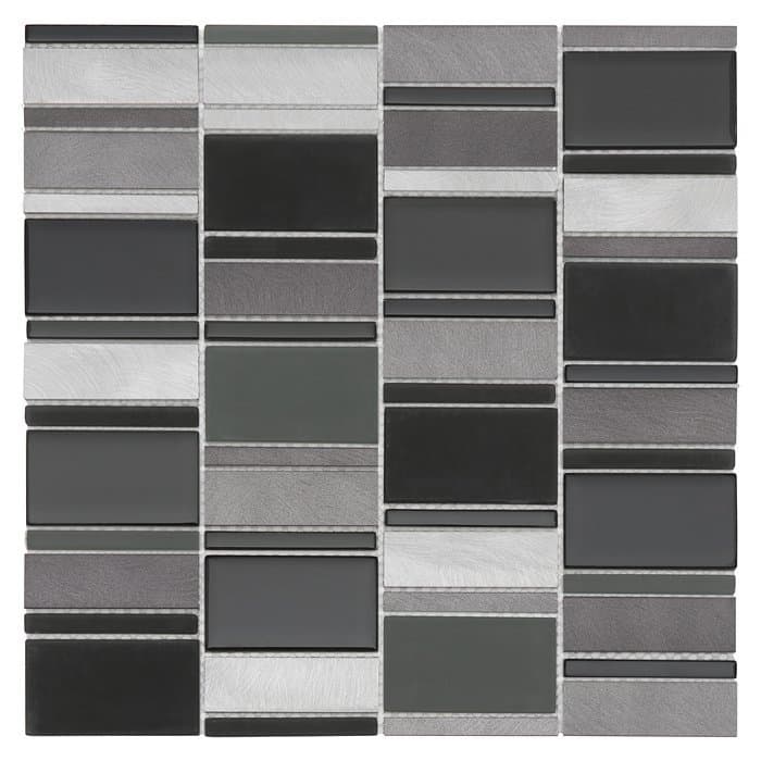 Mosaïque métallique Allumi Piano Grey 73