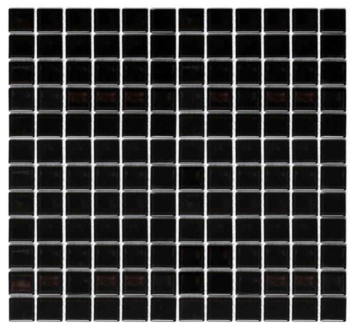 Mosaïque verre brillant Noir DD4 120