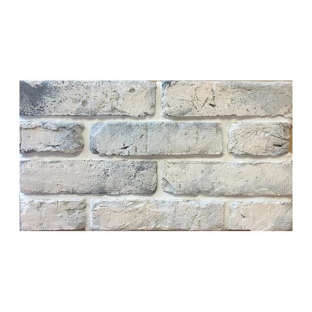 Carreaux de ciment gris polonais ancien 6,5 x 27 cm épaisseur 1,5 cm