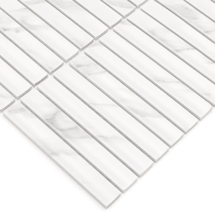 Carreau mural Kitkat Carrara mat