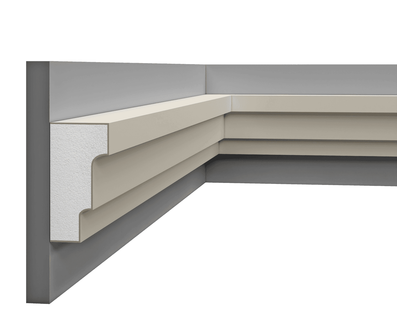 Moulure multifonctionnel LP 152 - Rauv | Dartank